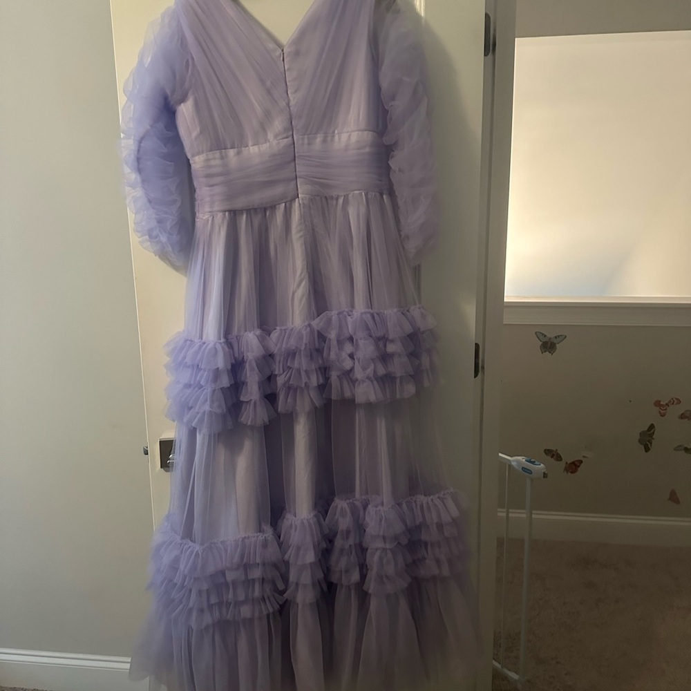 Lavender Ruffled Dress - Picture 9 of 11